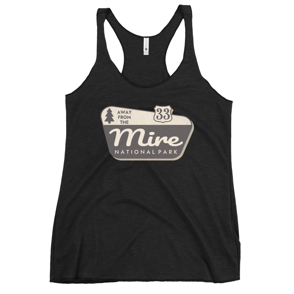 Away From The Mire Park | Women's Racerback Tank | BMFS 33 | Ladies Top