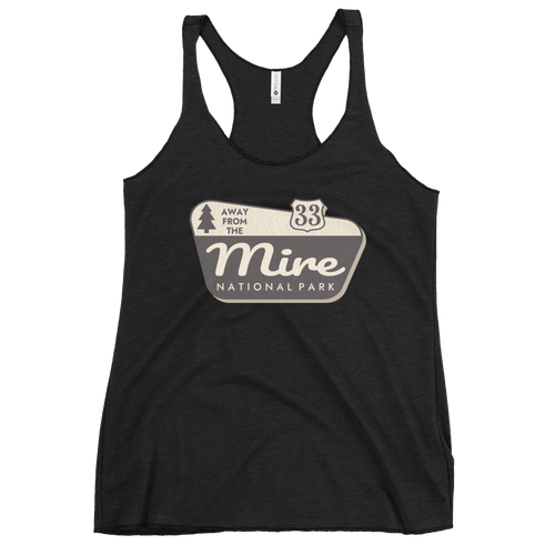 Away From The Mire Park | Women's Racerback Tank | BMFS 33 | Ladies Top