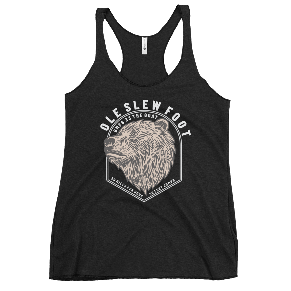 Ole Slew Foot | Women's Racerback Tank | BMFS 33 | Ladies Top
