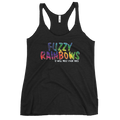 Fuzzy Rainbows Melt Your Face | Women's Racerback Tank | BMFS 33 | Ladies Top