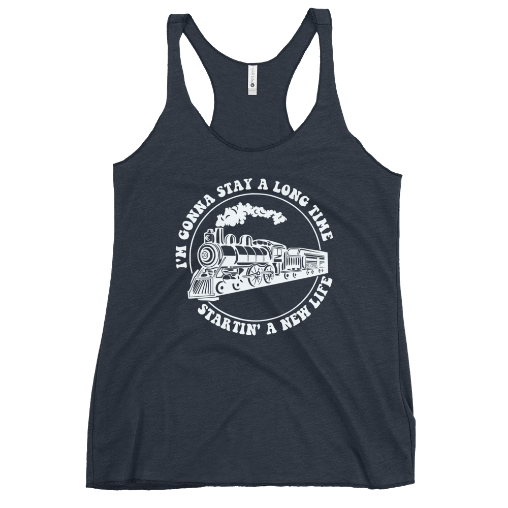 Slow Train | Women's Racerback Tank | BMFS 33 | Ladies Top