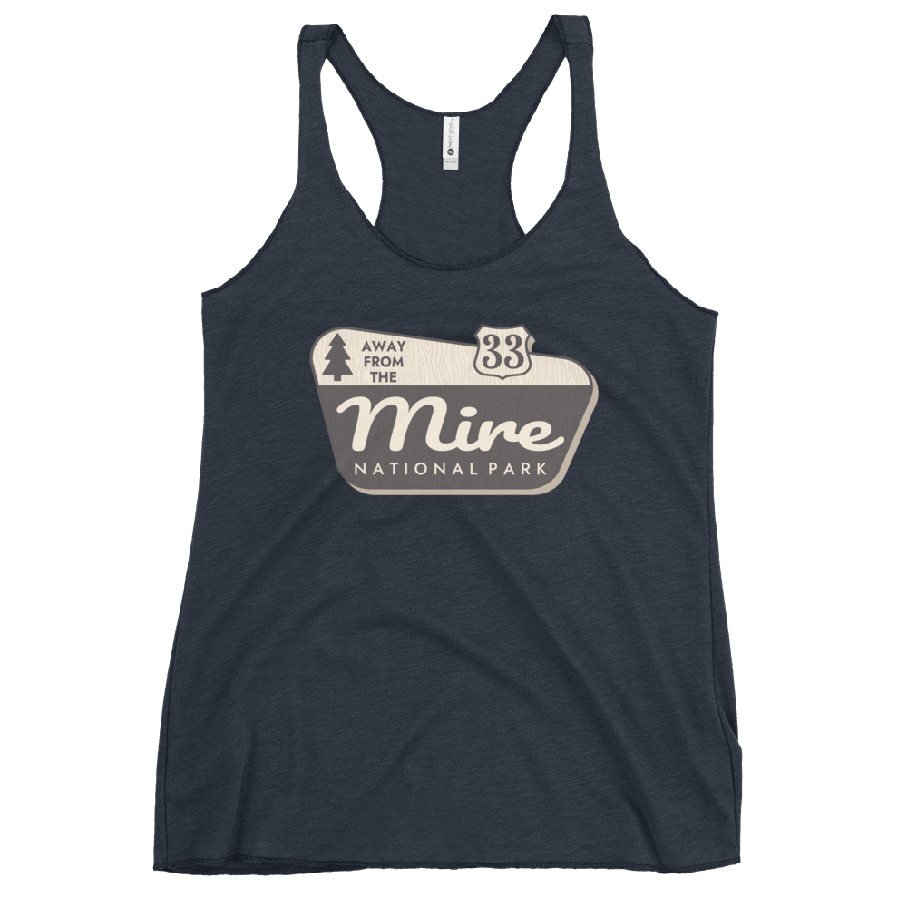 Away From The Mire Park | Women's Racerback Tank | BMFS 33 | Ladies Top