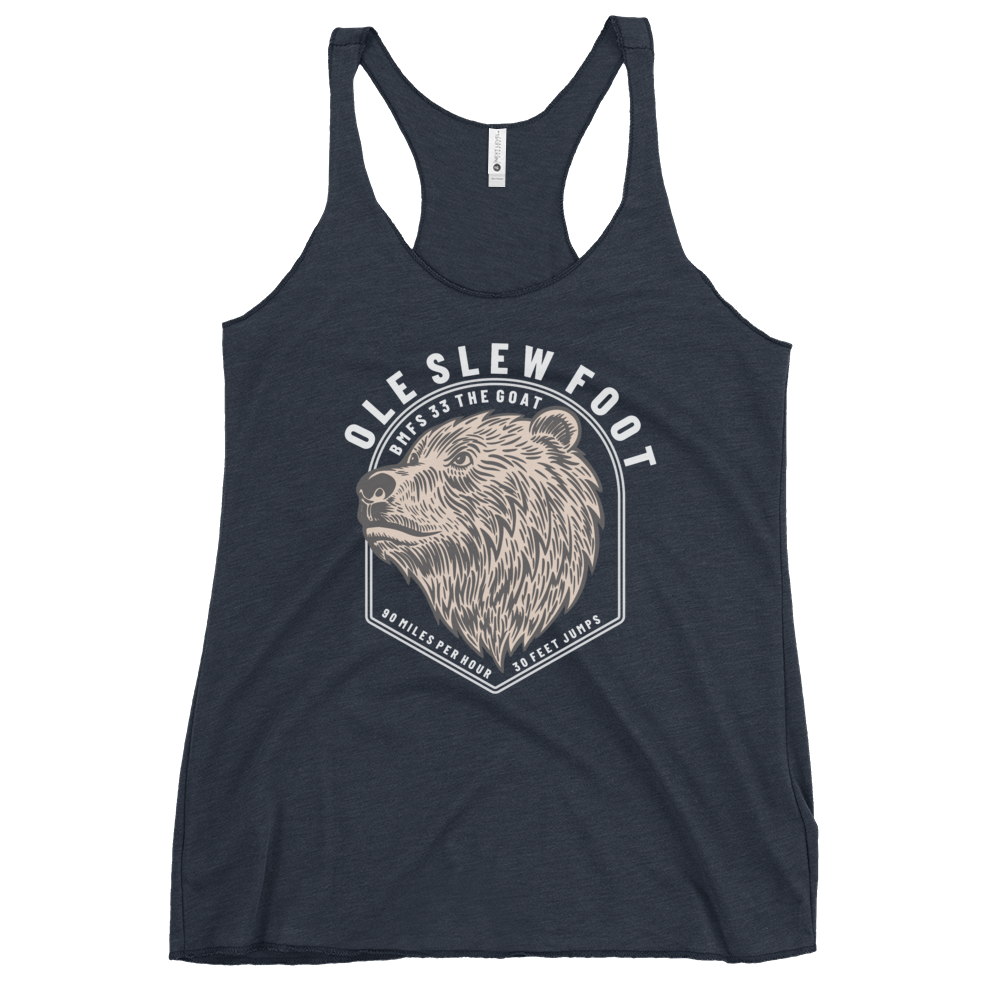 Ole Slew Foot | Women's Racerback Tank | BMFS 33 | Ladies Top