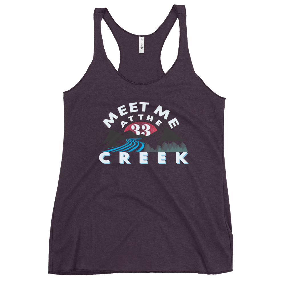 Meet Me At The Creek | Women's Racerback Tank | BMFS 33 | Ladies Top