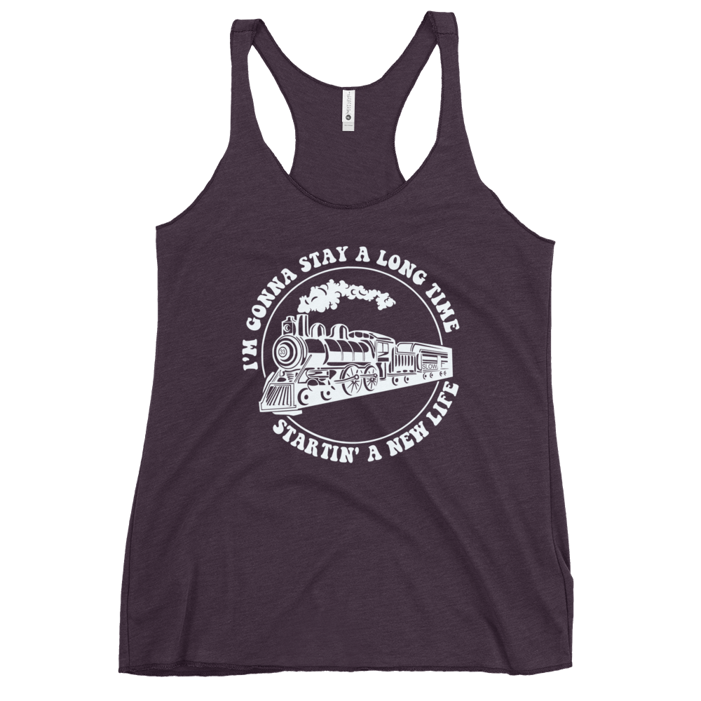 Slow Train | Women's Racerback Tank | BMFS 33 | Ladies Top