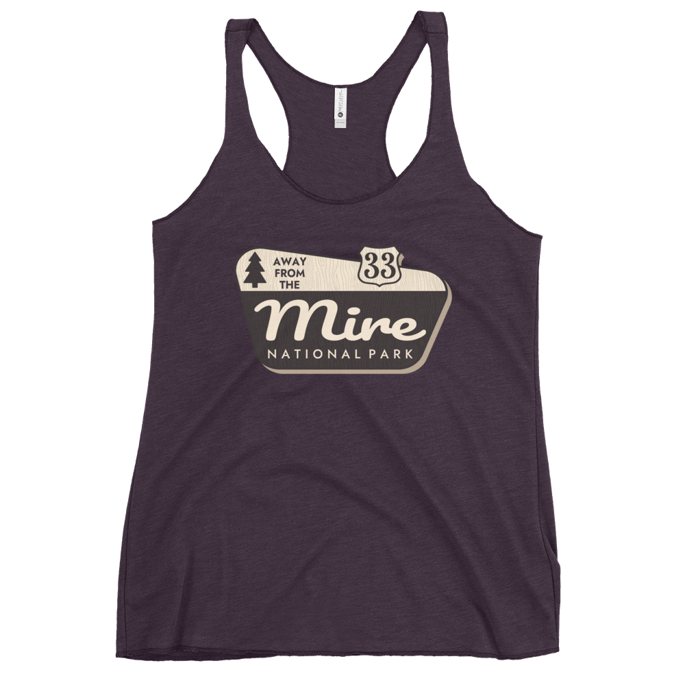 Away From The Mire Park | Women's Racerback Tank | BMFS 33 | Ladies Top