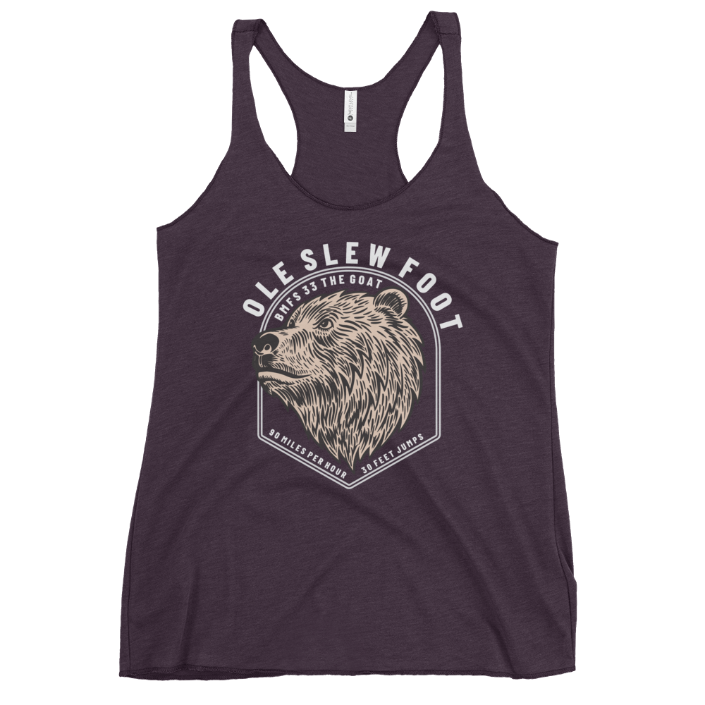 Ole Slew Foot | Women's Racerback Tank | BMFS 33 | Ladies Top