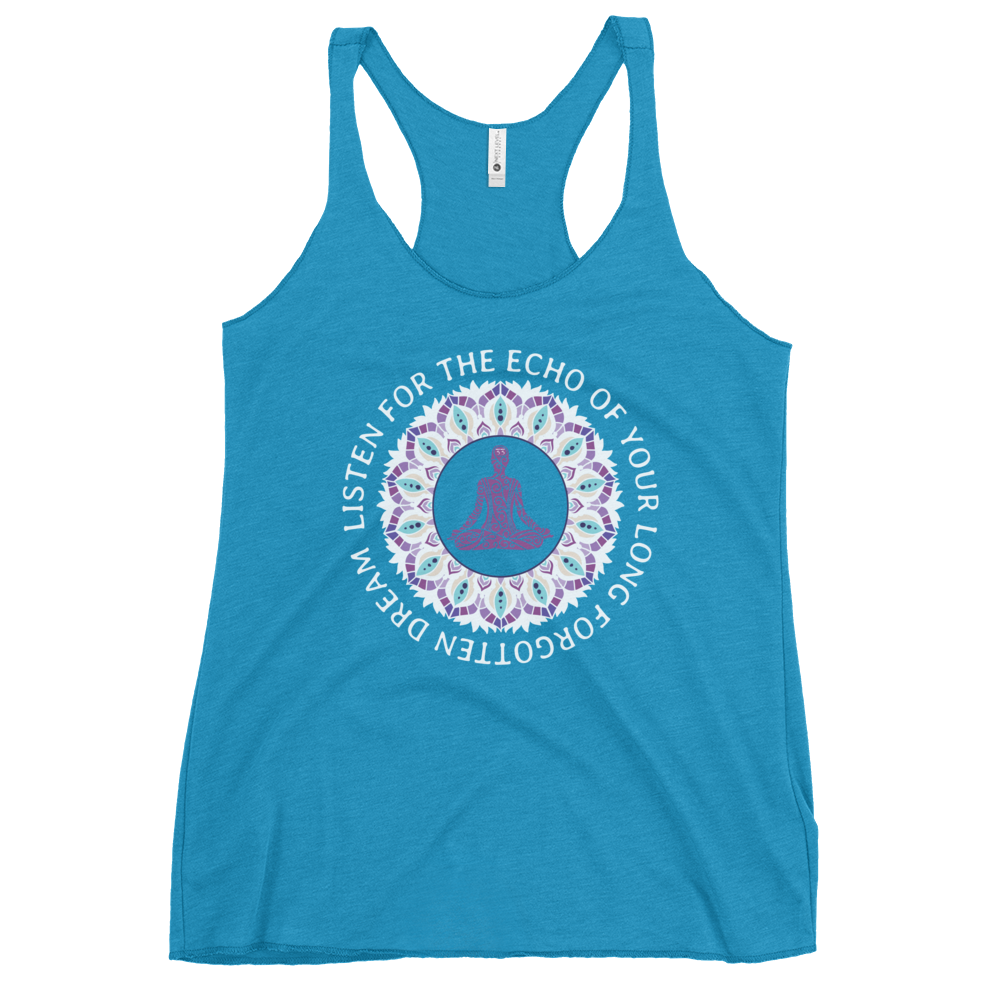 Echo of your Long Forgotten Dream| Women's Racerback Tank | BMFS 33 | Ladies Top