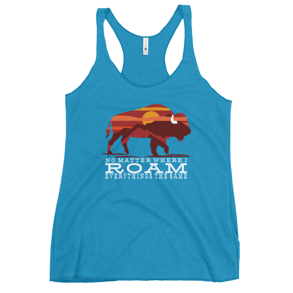 Roam | Women's Racerback Tank | BMFS 33 | Ladies Top