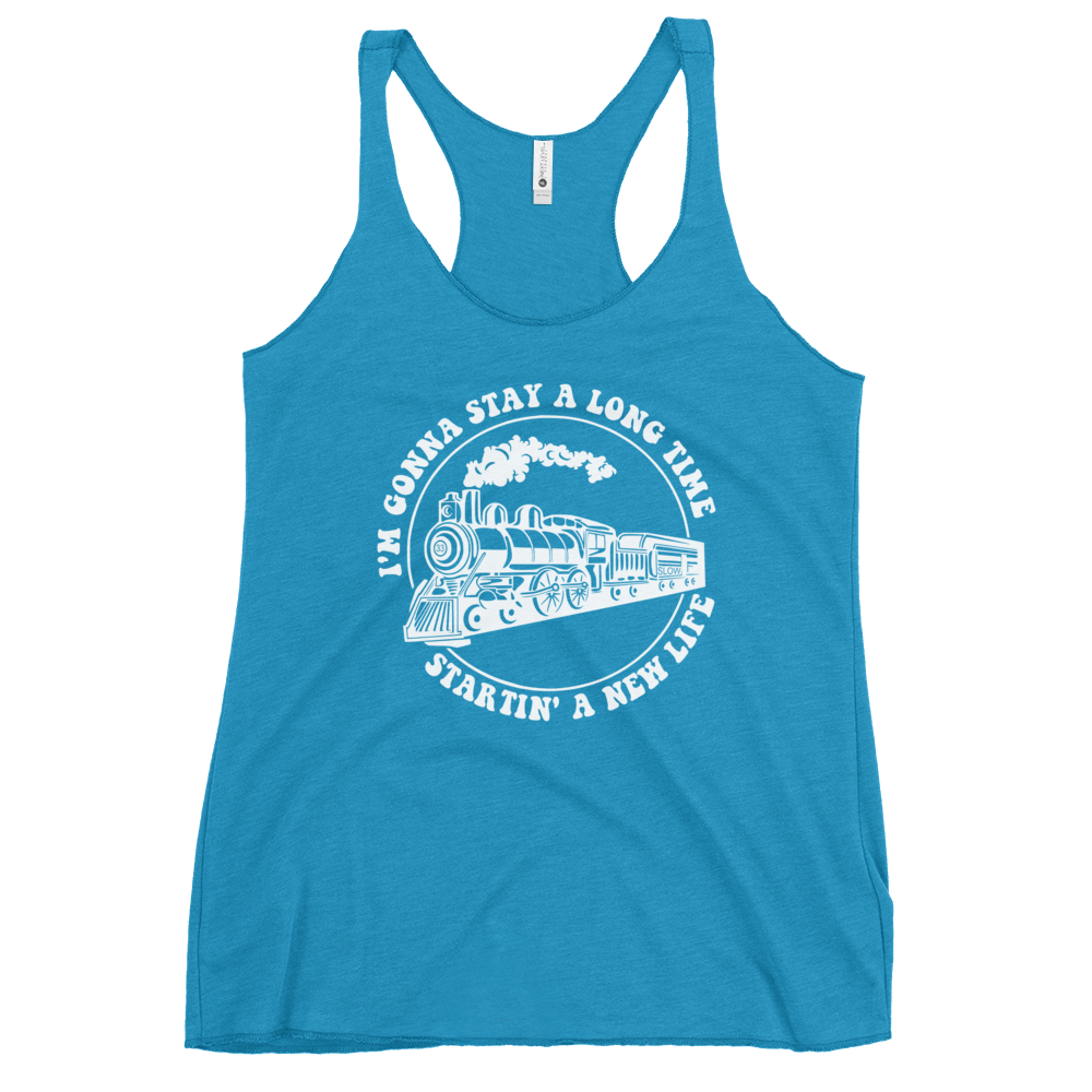 Slow Train | Women's Racerback Tank | BMFS 33 | Ladies Top
