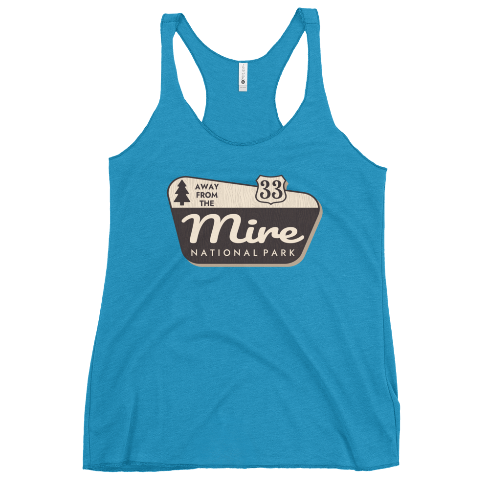 Away From The Mire Park | Women's Racerback Tank | BMFS 33 | Ladies Top