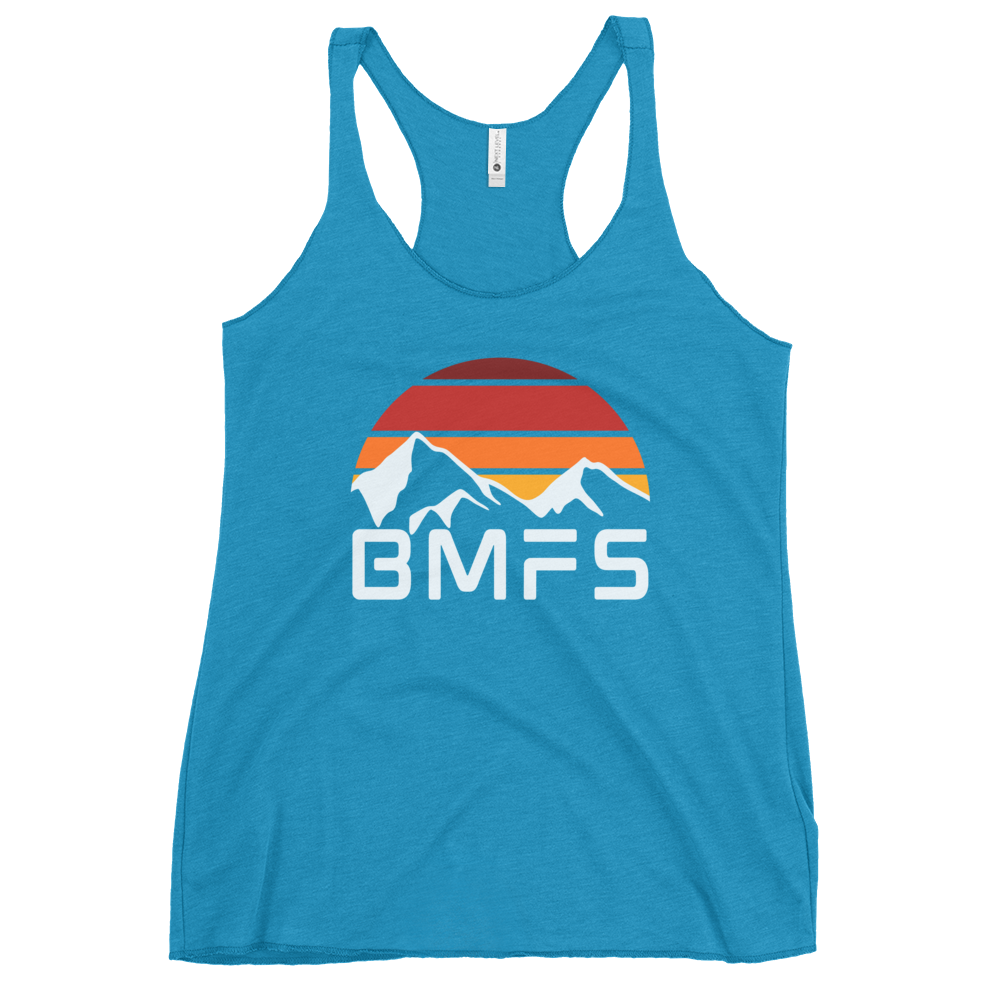 BMFS Mountains | Women's Racerback Tank | BMFS 33 | Ladies Top
