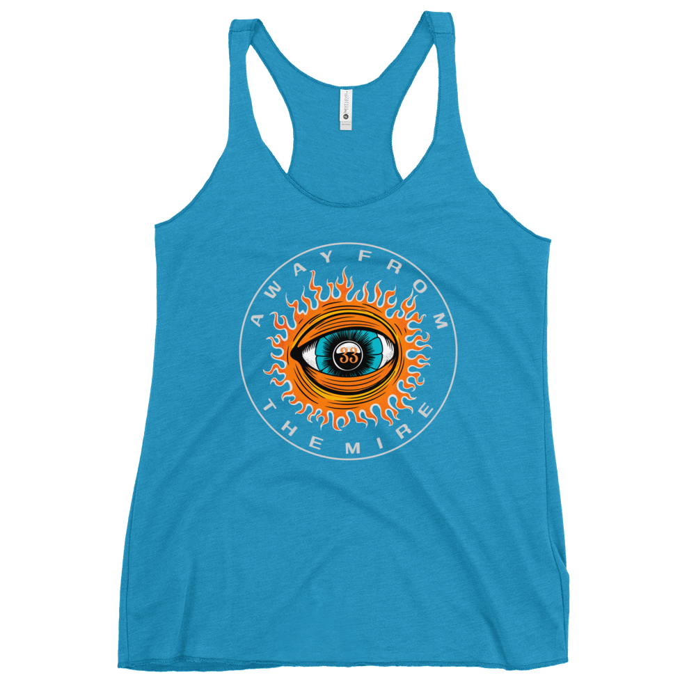 Away From The Mire Eye | Women's Racerback Tank | BMFS 33 | Ladies Top