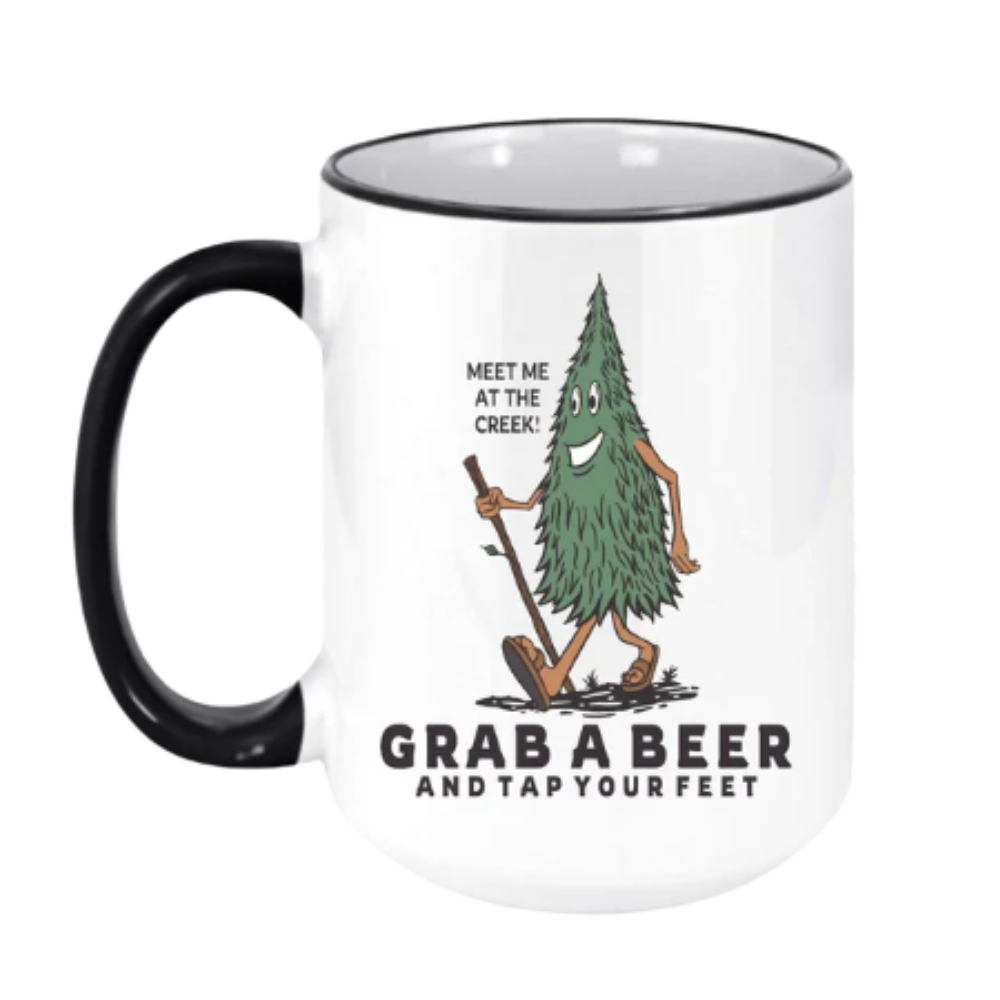 Meet Me At The Creek Ceramic Coffee Mug | BMFS 33 | Ink/Printed Image