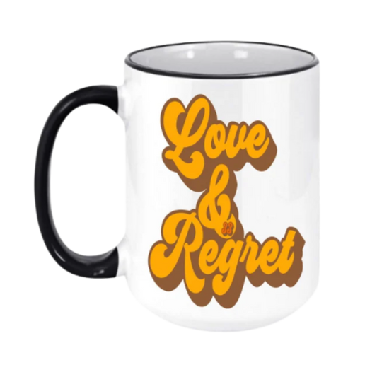 Love & Regret Ceramic Coffee Mug | BMFS 33 | Ink/Printed Image