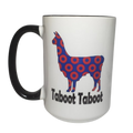 15oz Llama Taboot Ceramic Coffee Mug | Ink/Printed Image