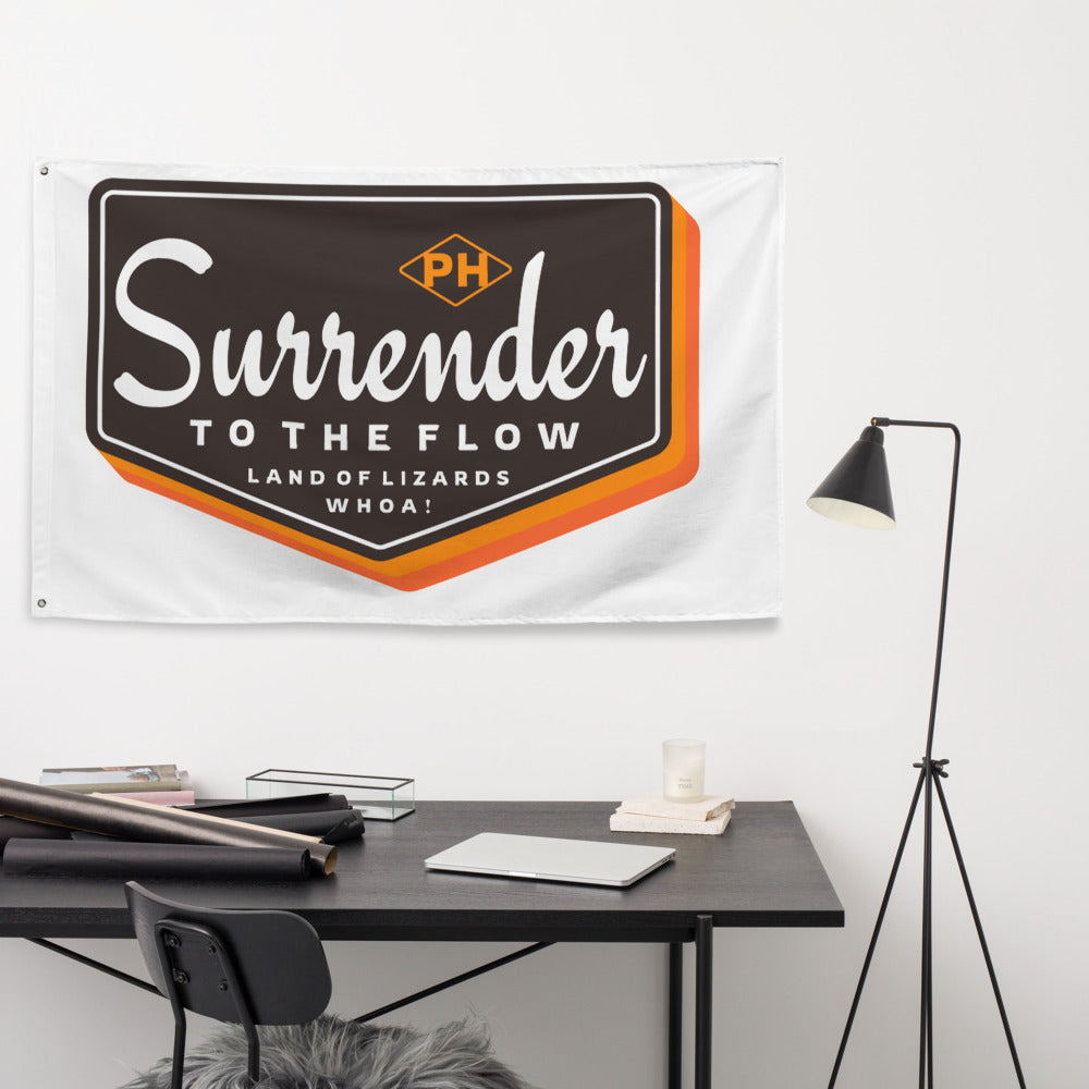 Surrender To The Flow Flag with 2 iron grommets | Phish Fan Art