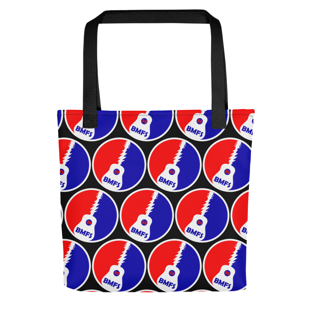 BMFS Guitar Tote bag | 15″ × 15″ | Billy Fan Art