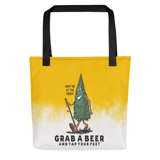 Grab A Beer Tote bag | 15″ × 15″ | Billy Fan Art