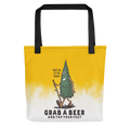 Grab A Beer Tote bag | 15″ × 15″ | Billy Fan Art