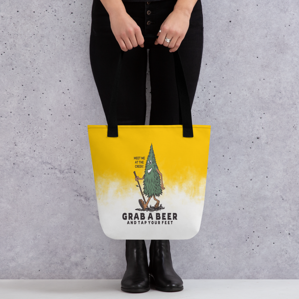 Grab A Beer Tote bag | 15″ × 15″ | Billy Fan Art
