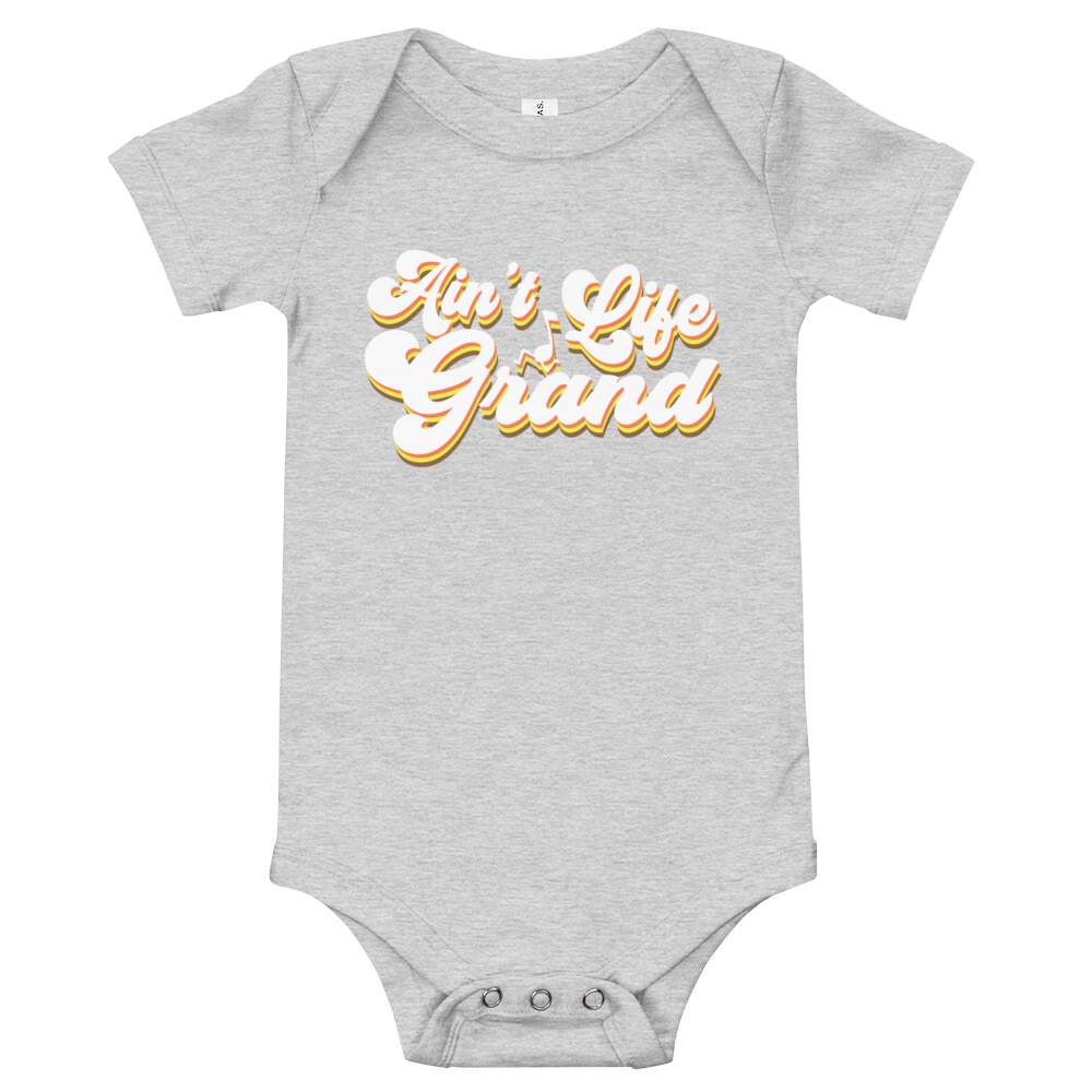Ain't Life Grand Bella + Canvas baby bodysuit | One Piece | WP Fan Art | DTG