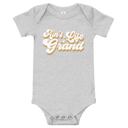 Ain't Life Grand Bella + Canvas baby bodysuit | One Piece | WP Fan Art | DTG
