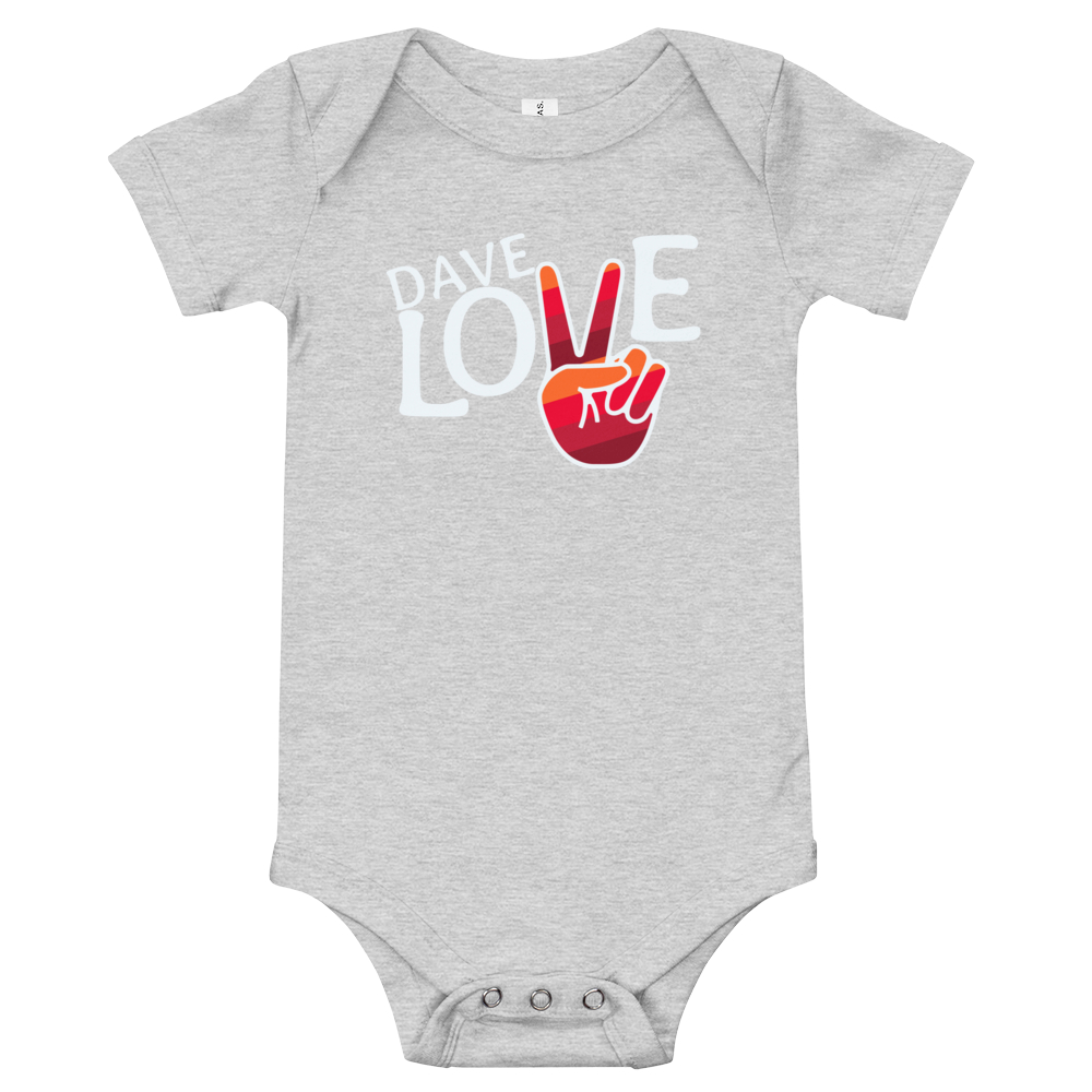 Dave Love Peace Baby Bella + Canvas baby bodysuit | One Piece | DMB Fan Art| DTG
