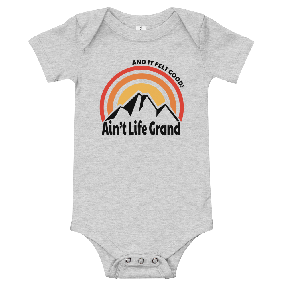 Ain't Life Grand Bella + Canvas baby bodysuit | One Piece | WP Fan Art | DTG