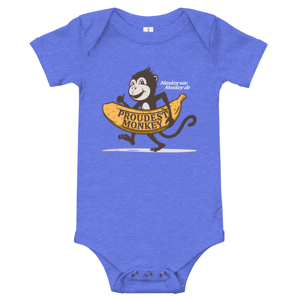 Proudest Monkey Bella + Canvas baby bodysuit | One Piece | DMB Fan Art | DTG