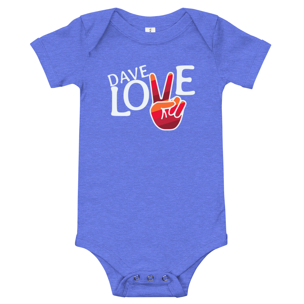 Dave Love Peace Baby Bella + Canvas baby bodysuit | One Piece | DMB Fan Art| DTG