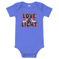 LOVE & LIGHT Rainbow Bella + Canvas baby bodysuit