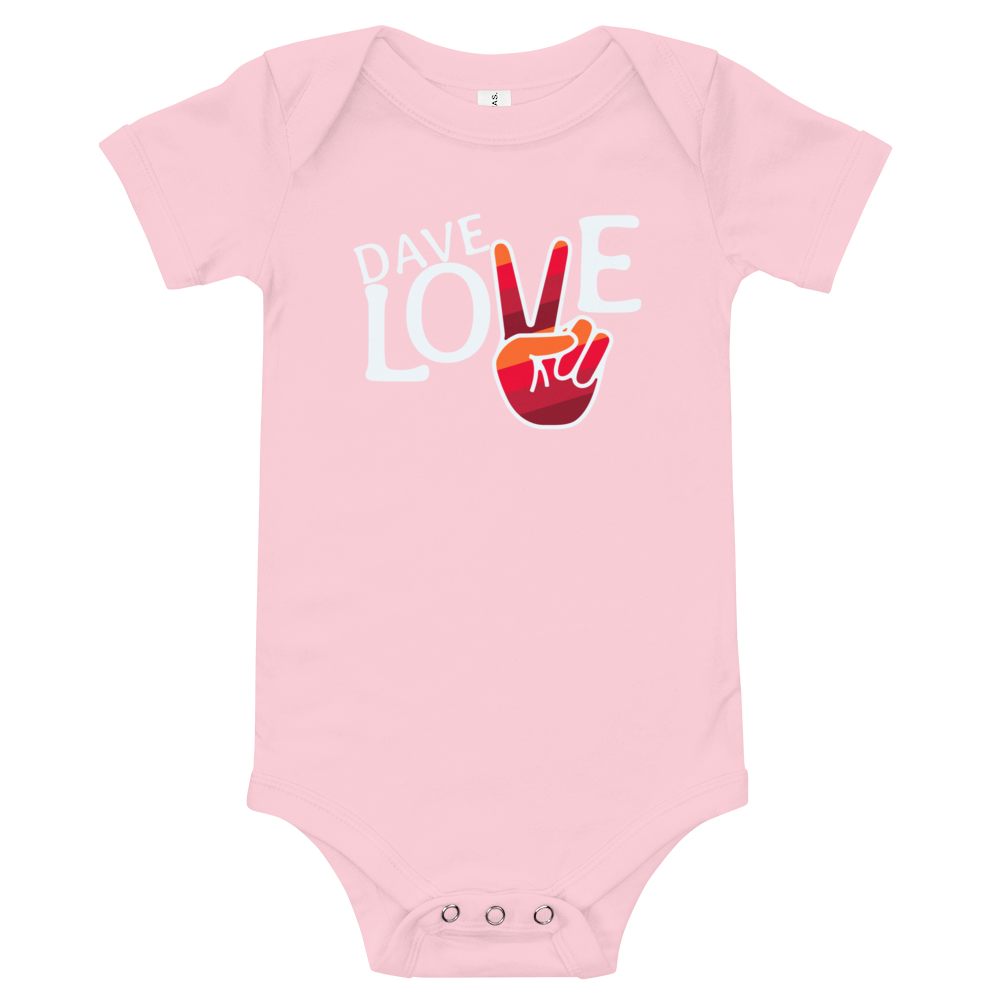 Dave Love Peace Baby Bella + Canvas baby bodysuit | One Piece | DMB Fan Art| DTG