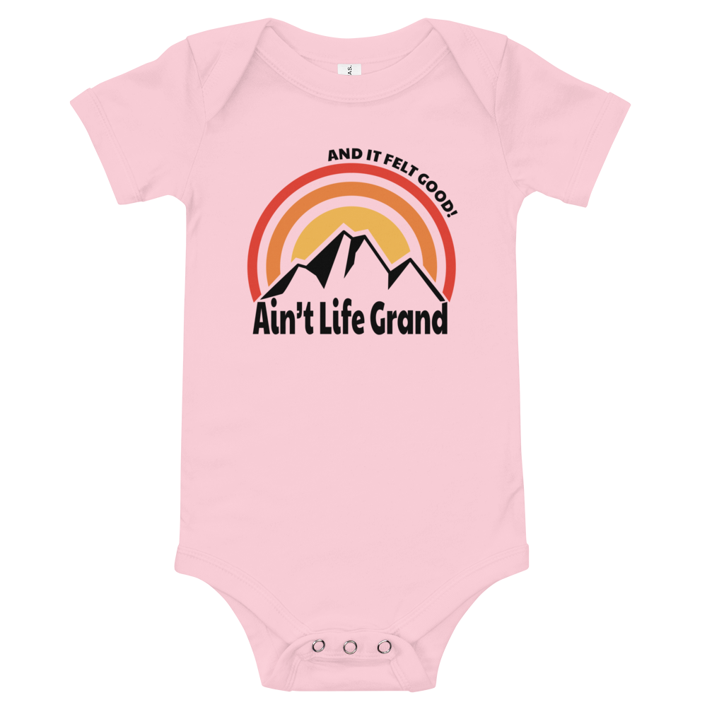 Ain't Life Grand Bella + Canvas baby bodysuit | One Piece | WP Fan Art | DTG