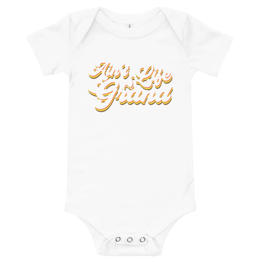 Ain't Life Grand Bella + Canvas baby bodysuit | One Piece | WP Fan Art | DTG