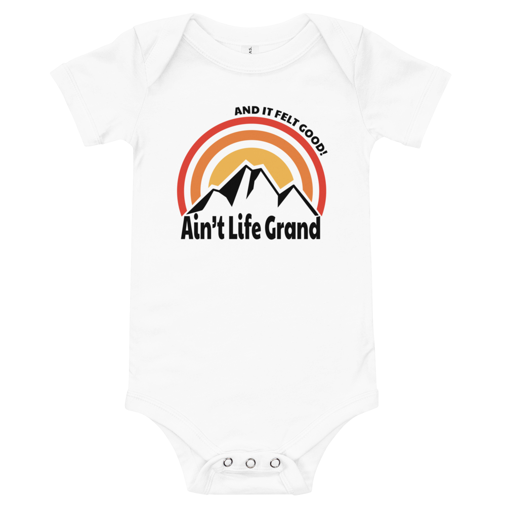 Ain't Life Grand Bella + Canvas baby bodysuit | One Piece | WP Fan Art | DTG