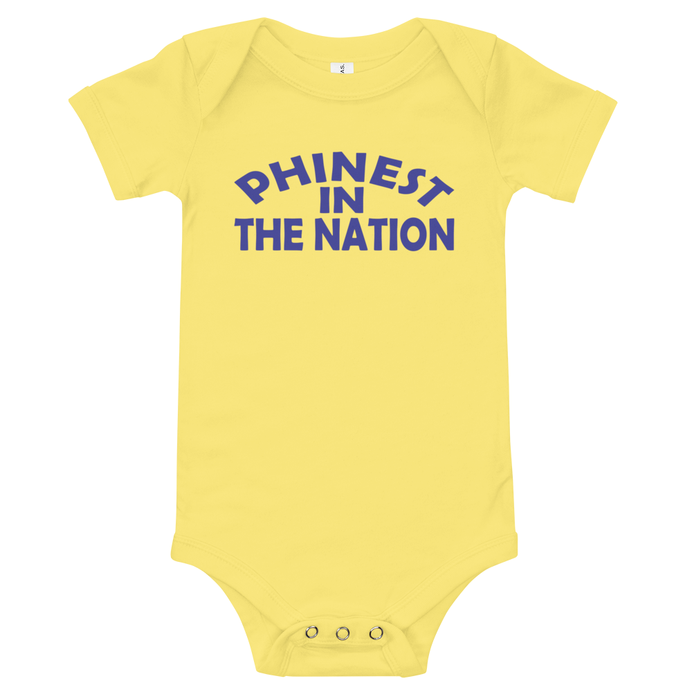 Phinest In the Nation Bella + Canvas baby bodysuit | One Piece | Phan Art | DTG