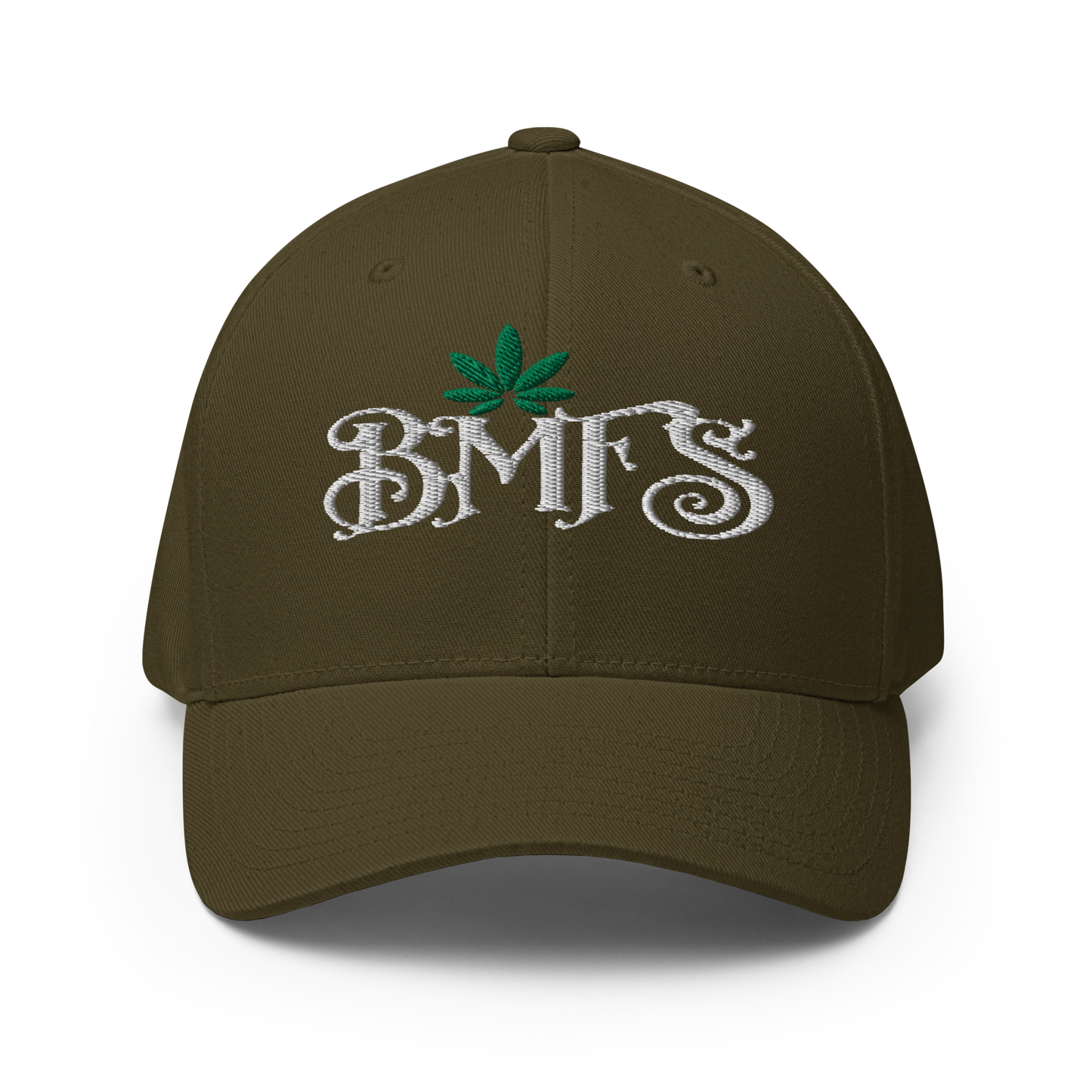 BMFS Pot Leaf FlexFit Structured Twill Cap | BMFS 33 Inspired Cap