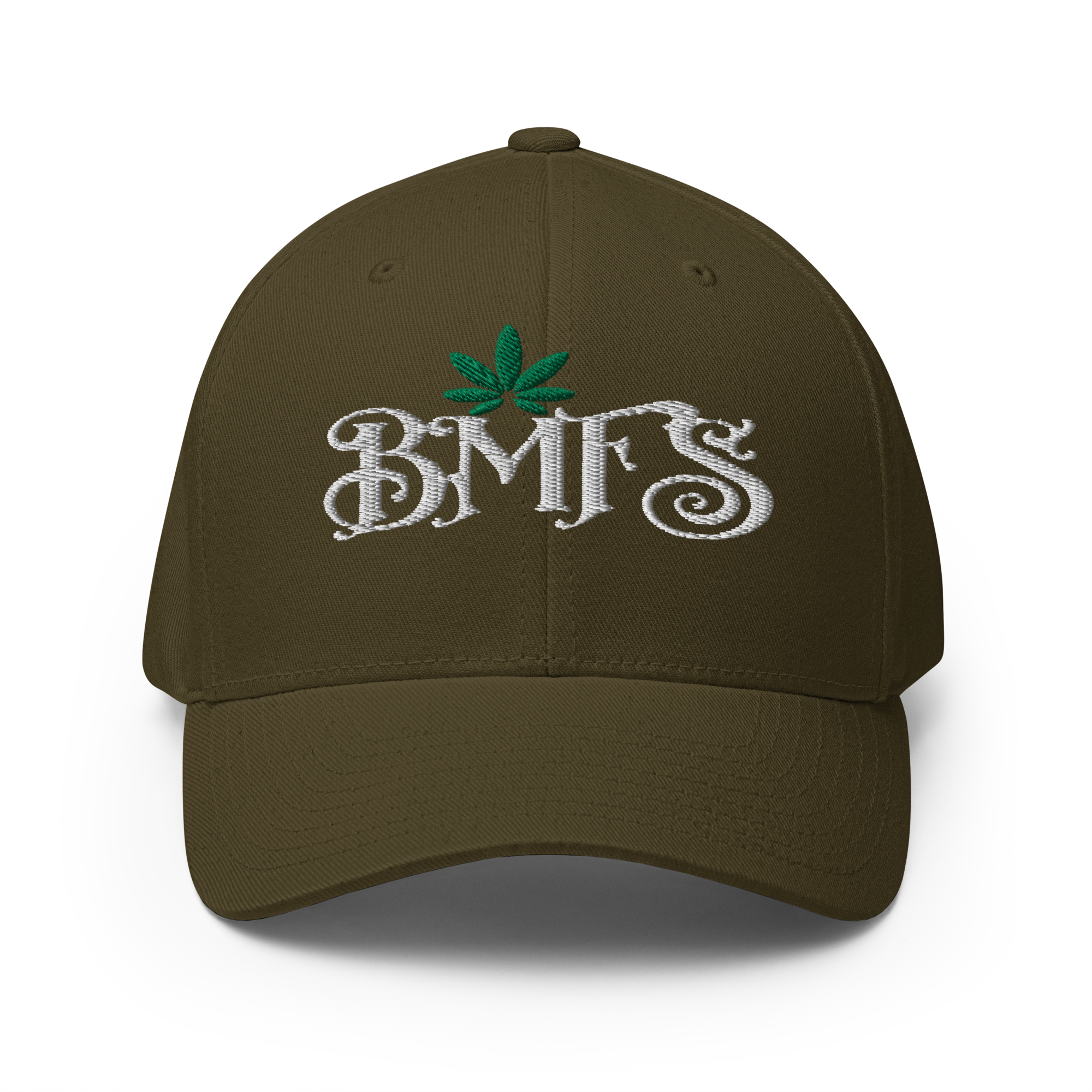 BMFS Pot Leaf FlexFit Structured Twill Cap | BMFS 33 Inspired Cap