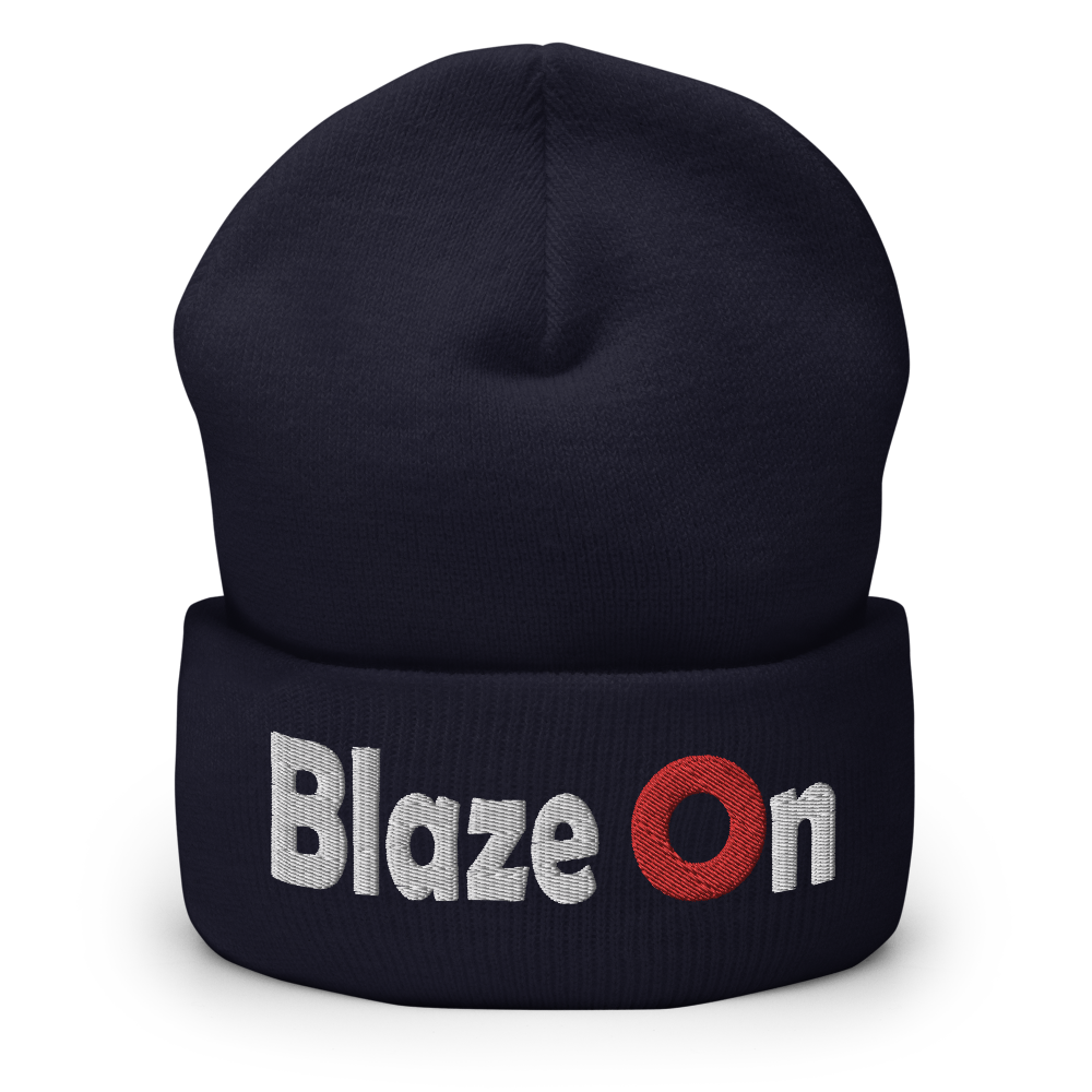 Blaze On Donut Cuffed Beanie | Flat Embroidery | Inspired Phish Phan Art