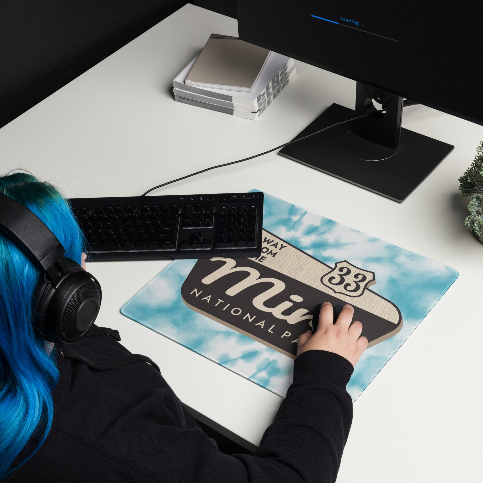 Way From The Mire Park Gaming mouse pad | Computer PC | Billy Inspired Art