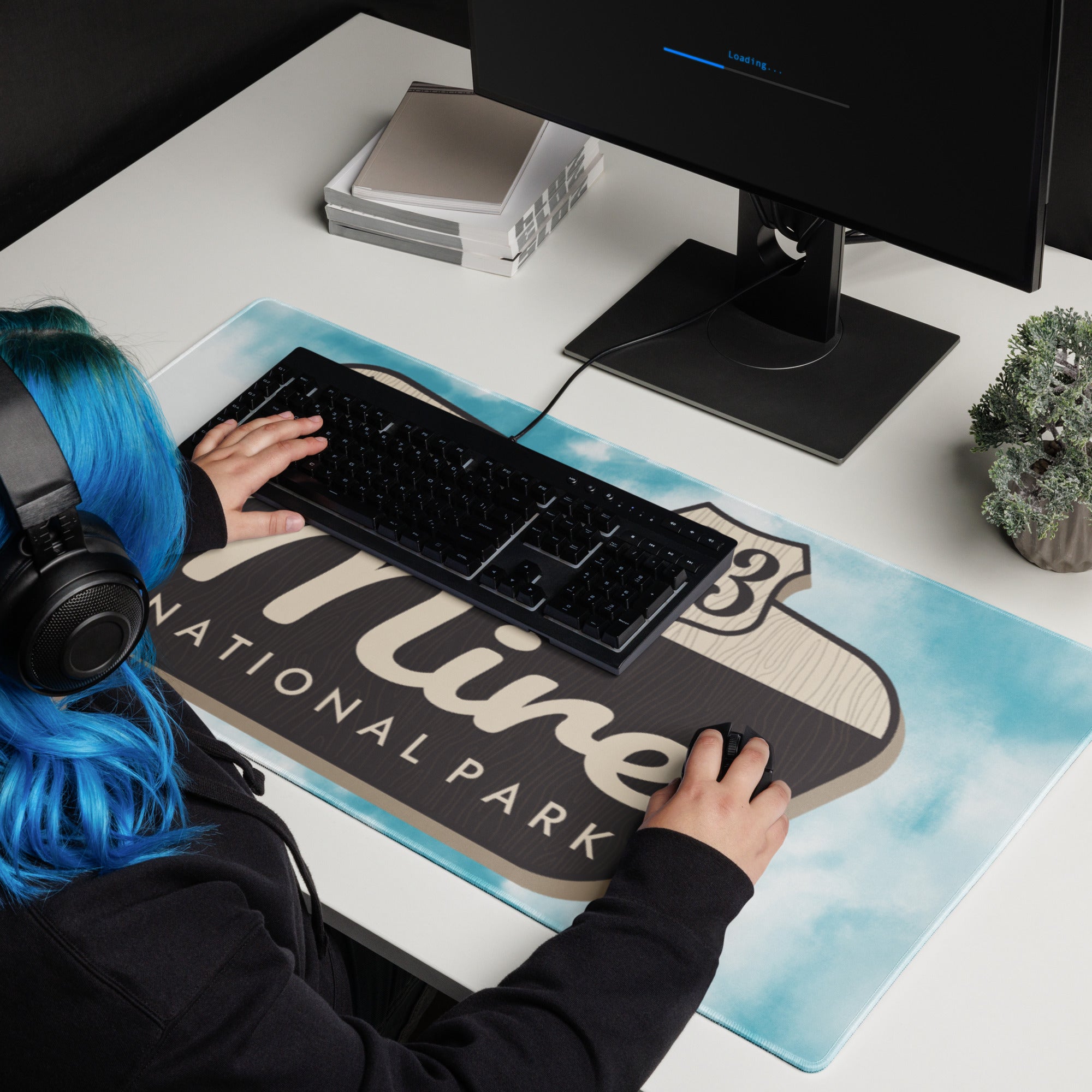 Way From The Mire Park Gaming mouse pad | Computer PC | Billy Inspired Art
