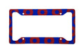 Red Donuts | Aluminum License Plate Frame | 12.25" x 6.5" | Ink/Printed Image