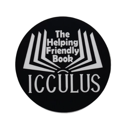 Icculus Helping Friendly Book Sticker | Phishy Lot Slap