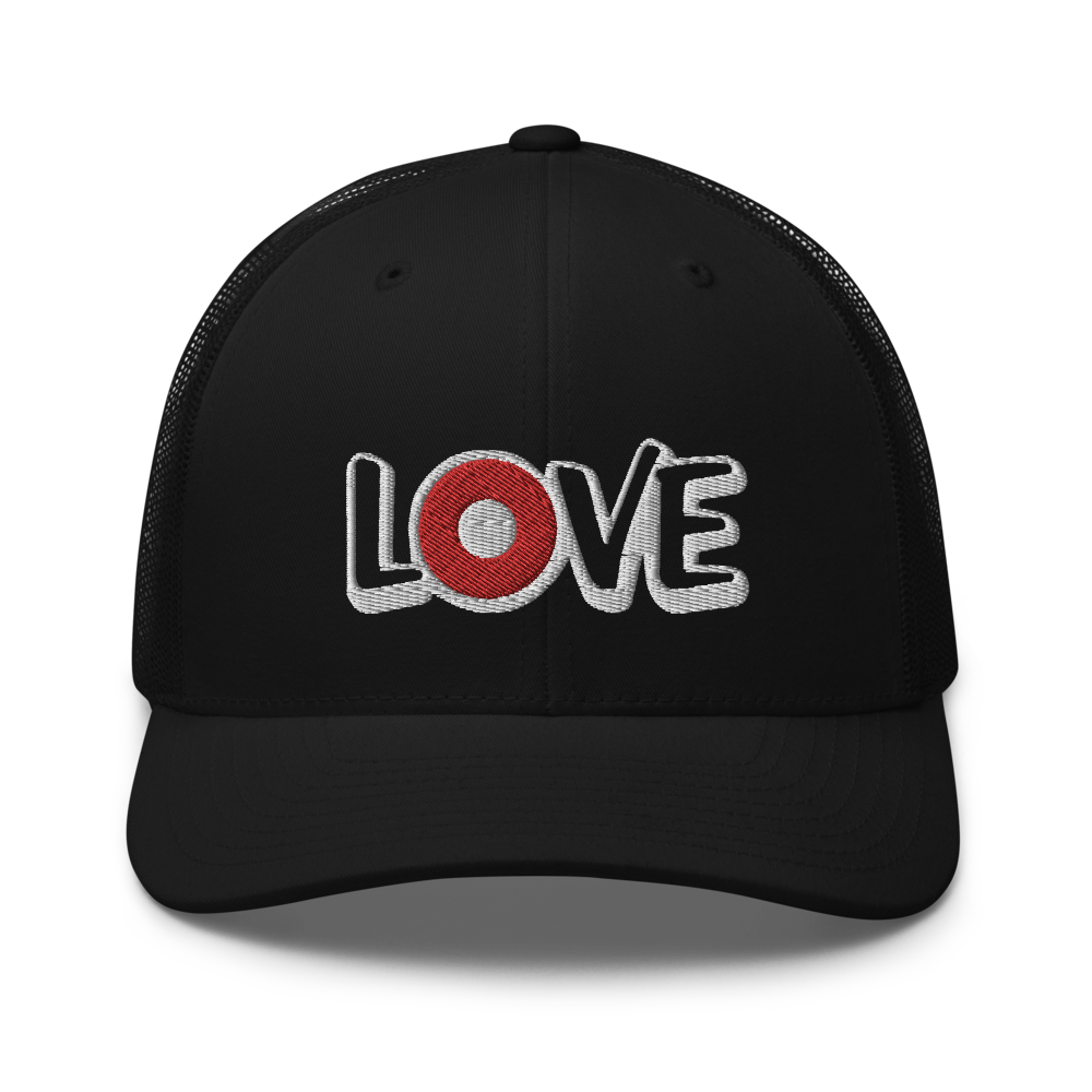 LOVE Donut Trucker Cap | Flat Embroidery | Phish Inspired Art