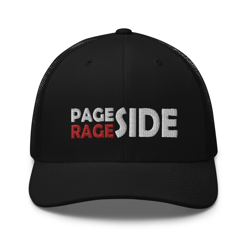 Page Side Rage Side Trucker Cap | Flat Embroidery | Phish Inspired Art