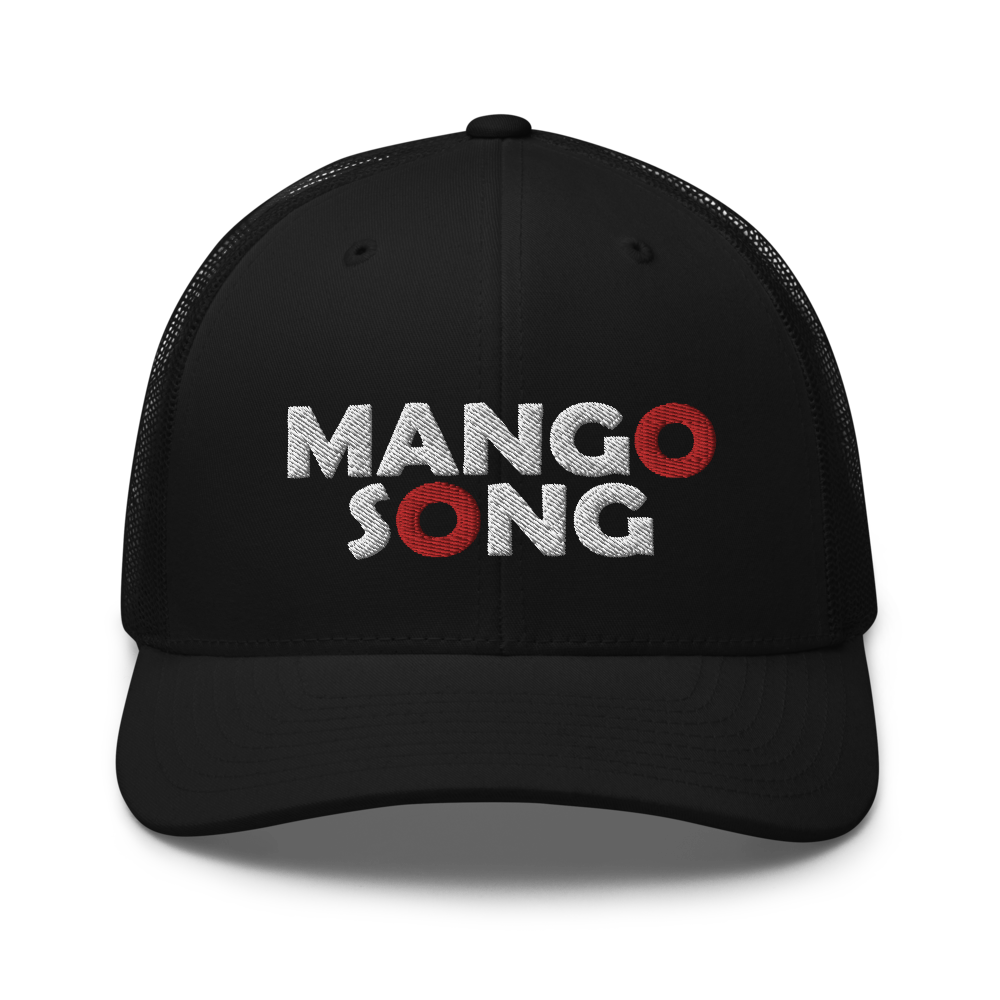 Mango Song Red Donut Trucker Cap | Flat Embroidery | Phish Inspired Art