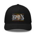 BMFS SUN Trucker Snapback Cap | Flat Embroidery | Inspired Strings Art Cap | Lot Style Cap | Bluegrass Band Swag
