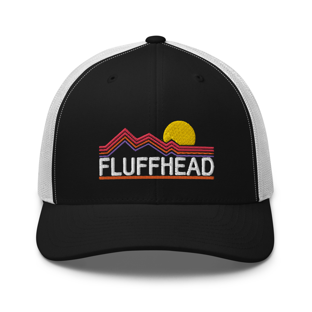 Fluffhead Mountains YEM Tree Trucker Cap | Flat Embroidery | Phish Inspired Art