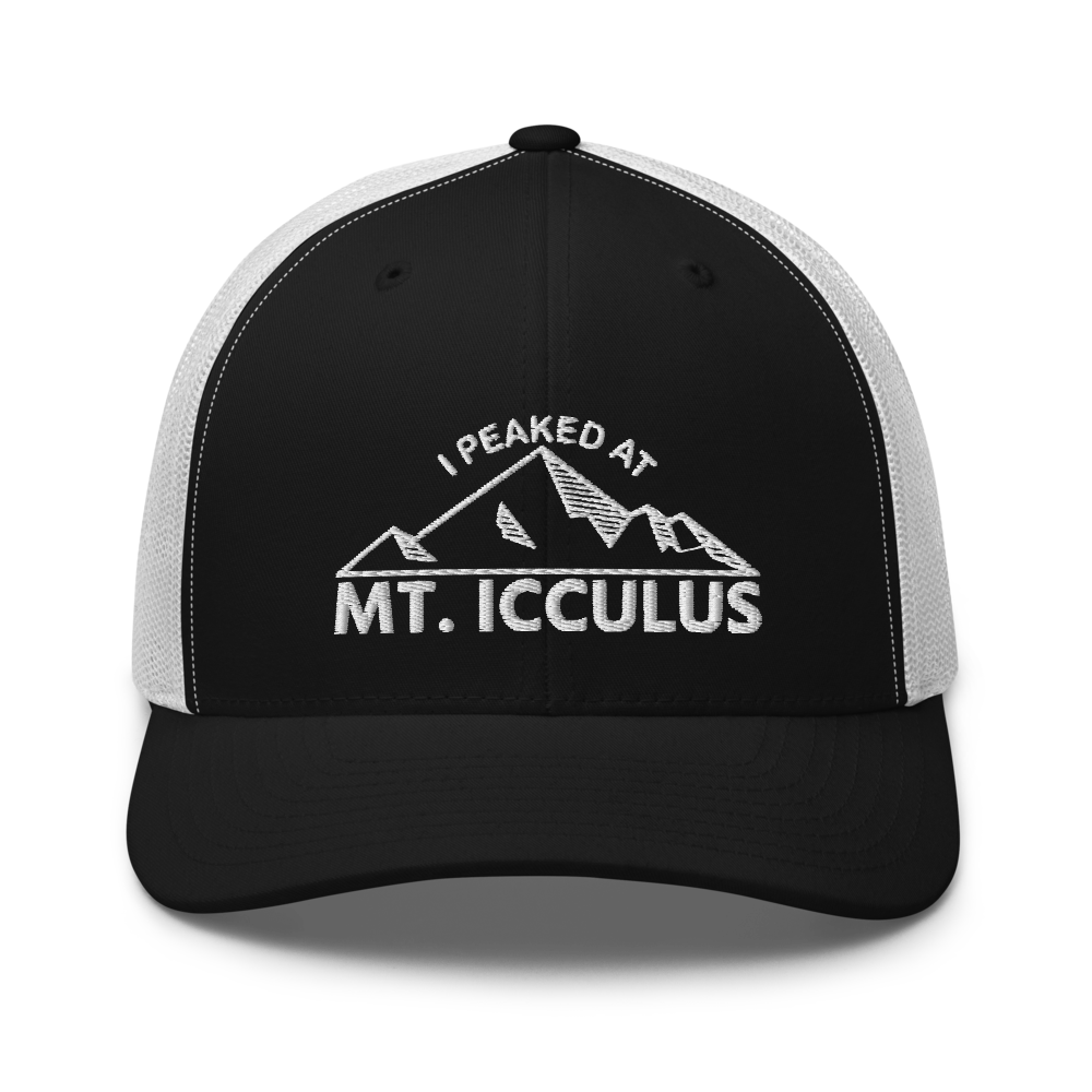 Mt. Icculus "I Peaked At" Trucker Cap | Flat Embroidery | Phish Inspired Art